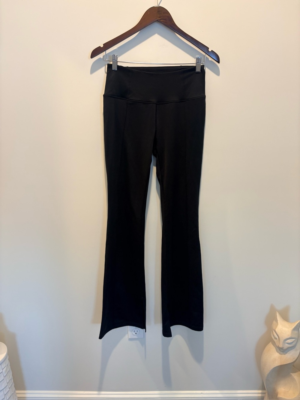 Zella Black Boot-Cut Yoga Pants with High Waist